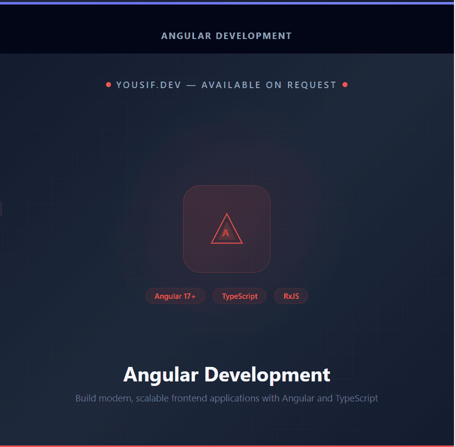 تطوير Angular